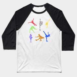 Mix of Figure Skaters Baseball T-Shirt